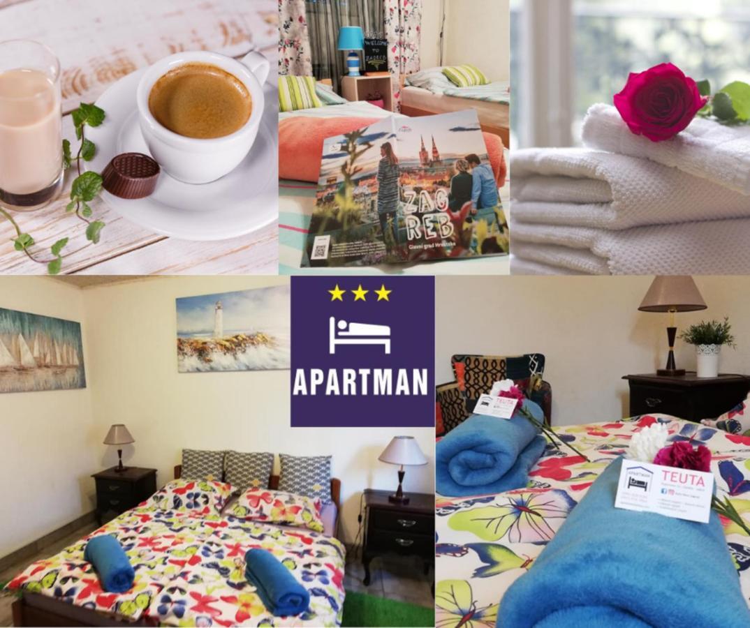 Apartman Teuta Zagreb Exterior foto